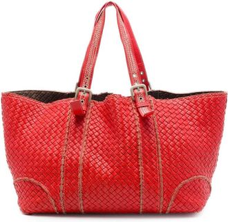 Bottega Veneta Pre-owned Bottega Veneta XL Nappa Intrecciato Stitch Tote Ladies QM6MKOUZH649K0JS