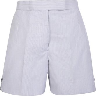 Thom Browne Dames, Korte broeken, Grijs, Maat: XS Katoen