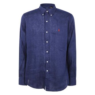 Polo Ralph Lauren Overhemden, Heren, Blauw, XL, Long Sleeve Sport Shirt