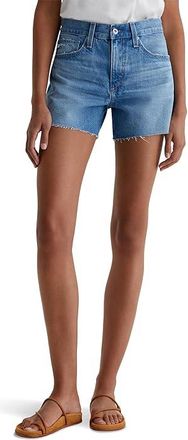 AG - Adriano Goldschmied Halle High Rise Relaxed Shorts Womens Shorts Flashback : 33 4, Cotton/Lyocell