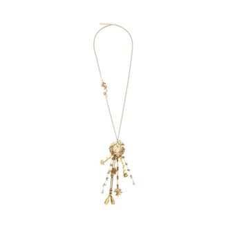 Dries Van Noten Collana con ciondoli in ottone e resina a strati - - Accessories - Donna - Giallo - ONE SIZE