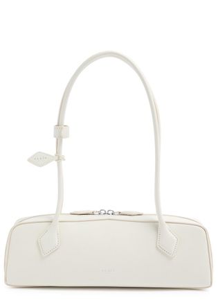 Alaia Le Teckel Medium Grained Leather Shoulder bag - Ivory - One Size