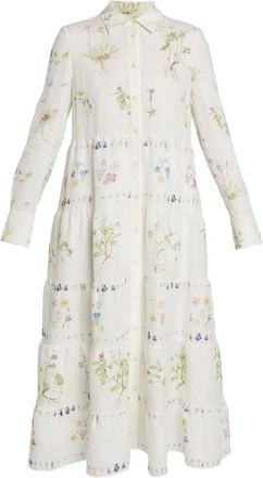 Erdem Chemisier a maniche lunghe - Bianco