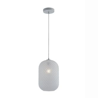 Luce-Ambiente-Design Suspensi&oacute;n Ashford en Vidrio Blanco 150x20 Cm