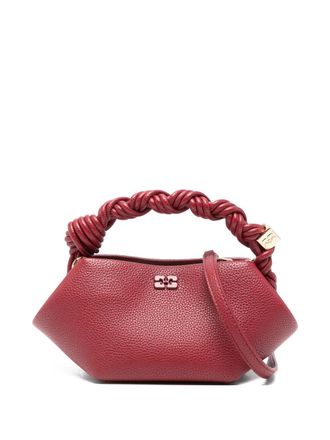 Ganni mini Bou tote bag - Red