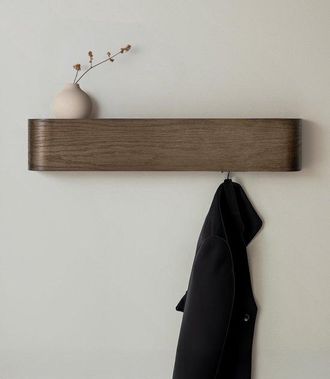 OEM Perchero De Pared Con Estante Para Sombreros, Perchero De Pared, Perchero Moderno, Chapa De Madera Maciza, Gancho De Pared