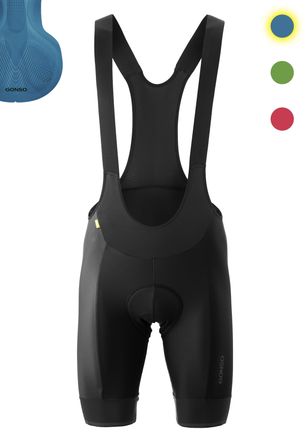 Gonso Fahrradhose GONSO SITIVO Bib M, Damen, Gr. 4XL, Normalgr&ouml;ssen, blau, 65% Polyamid, 35% Elasthan, Hosen Fahrradhose, Herren Radhose, Radlerhose mit spe