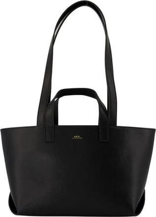 A.P.C. Drummer Small Bag - Dames - Shoppers - Zwart - ONE Size - Katoen - Tassen
