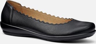 Hotter Womens Eider Womens Ballet Pumps - Black - Size: 4.5