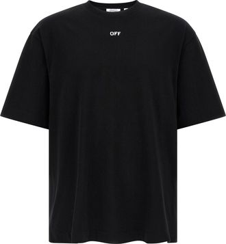 Off-white Cremefarbenes 3 D Arrow Spray-T-Shirt