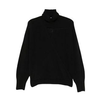 Simona Corsellini Turtleneck - Dames - Truien - Zwart - Maat: M