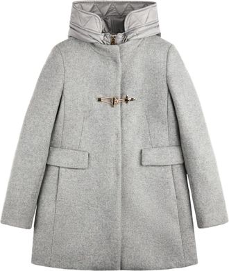 Fay Dames, Mantels, Grijs, Maat: XL Wol
