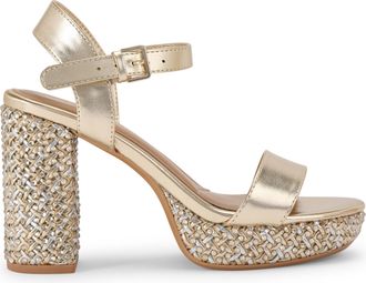 Kurt Geiger Womens Fairy Sandals - Gold - Size UK 4