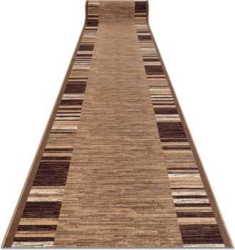 RugsX Rugsx - Alfombra De Pasillo Con Refuerzo De Goma Adagio Beige Beige 110x1150 Cm