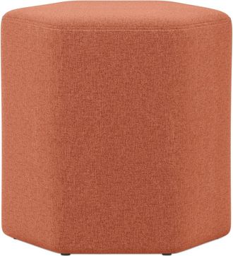Simpli Home Brock 16In Contemporary Irregular Footstool