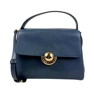 Furla Handbags, female, Blue, Size: ONE SIZE Domus S Handbag