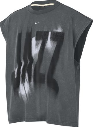 Nike Mens Utah Jazz Standard Issue Basketball Sleeveless Top in Grey | IQ1855-068