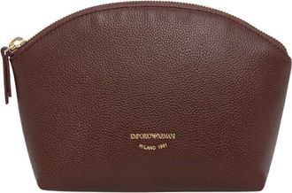 Emporio Armani Beauty Case - - Bags - Donna - Marrone - ONE SIZE