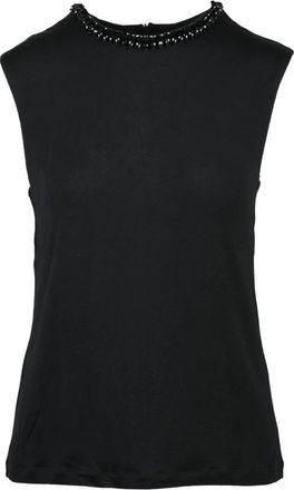 Douuod Mouwloze Top - Dames - Tops zonder mouwen - Zwart - M - Tops