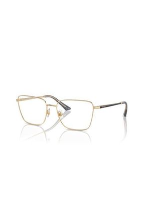 Jimmy Choo London 53mm Rectangle optical glasses in Gold at Nordstrom