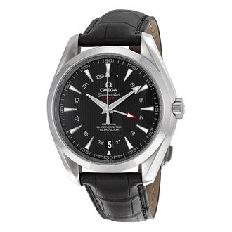 Omega Pre-owned Omega Seamaster Aqua Terra Automatic Chronometer Black Dial Mens Watch 231.13.43.22.01.001