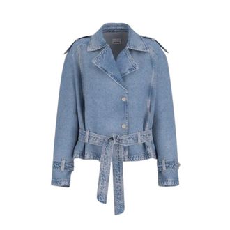 Guess Mujer, Chaquetas, Azul, Talla: S