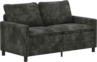 vidaXL Sof&aacute; Gris Antracita 156 X 81 X 87,5 Cm Poli&eacute;ster Vidaxl