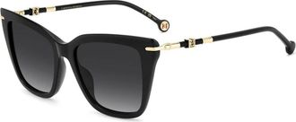 Carolina Herrera 0351 G/S Zonnebril - Dames - Zonnebrillen - Zwart - 54 MM - Accessoires