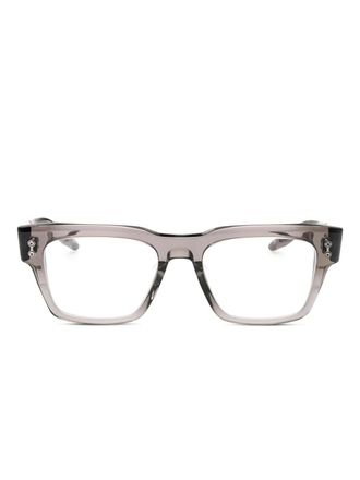 Akoni rectangle-frame glasses - men - Acetate - 54 - Grey