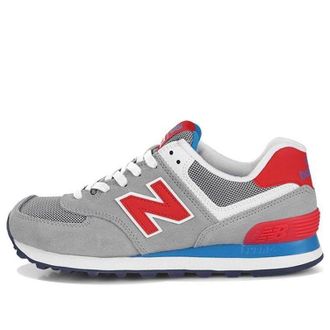 New Balance (WMNS) New Balance 574 Light Grey Red WL574MON