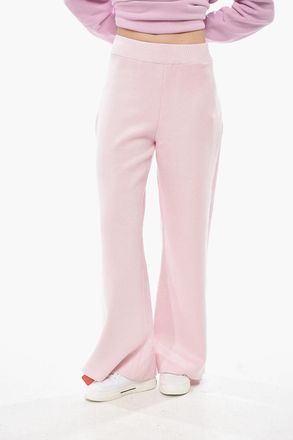 Givenchy DISNEY X GIVENCHY Pantaloni Palazzo in Maglia con Ricamo Givenchy