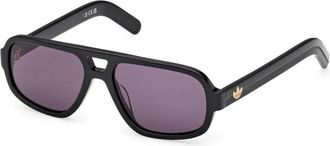 adidas Navigator Zonnebril Moderne Sportieve Stijl - Heren - Zonnebrillen - Zwart - 55 MM - Accessoires