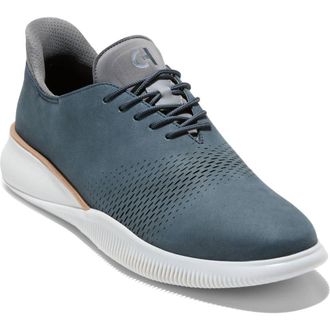 Cole Haan 6.ZeroGrand Laser Wing Oxford in Navy Blazer Nubuck /castlerock at Nordstrom, Size 11.5