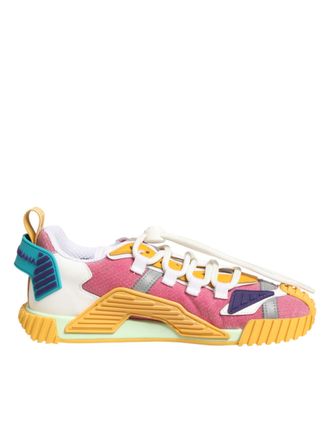 Dolce & Gabbana Multicolor Nylon NS1 Low Top Sneakers Womens Shoes