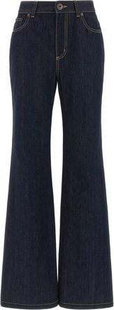 Alexander McQueen Straight Leg Jeans - Dames - Flared Jeans - Blauw - W25 - Katoen - Jeans