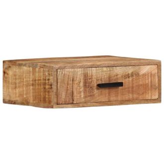 vidaXL vidaXL Comodino a Parete 40x30x13,5 cm in Legno Massello di Mango
