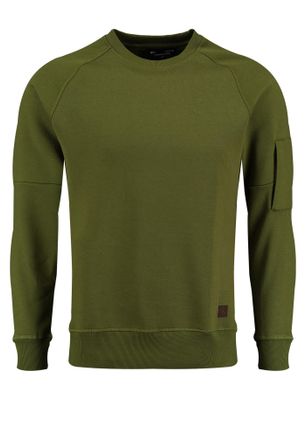 Key Largo Mens Klaccept Round Sweatshirt, Pesto Green (1551), L