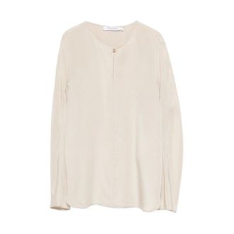 Max Mara Blouses, female, Beige, Size: 2XS Blusa Mitico