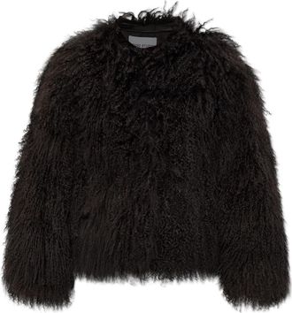 Stand Studio Faux fur Charlotte - Dames - Jassen - Bruin - S - Jassen