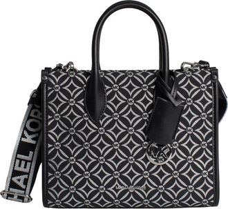 Michael Kors Mirella Crossbodytas - Dames - Handtassen - Zwart - ONE Size - Katoen - Tassen