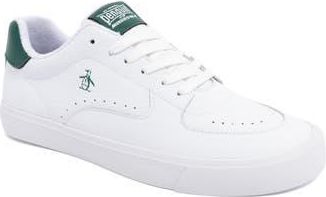 Original Penguin Hadrik Leather Sneaker in White/Sage at Nordstrom Rack, Size 10.5