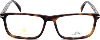 David Beckham Db 1019 Tortoiseshell Rectangular Eyeglass Frames