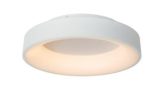 Lucide L&aacute;mpara de techo de metal con 1 led integrado, blanco