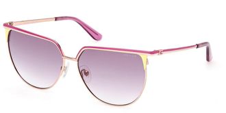 Guess GU00132 83Z Womens Sunglasses Gold Size 58