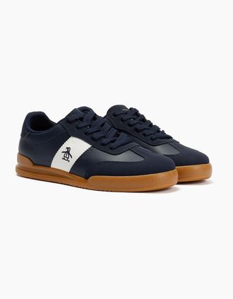 Original Penguin Mens Penguin Giovanni Mens Navy Trainers - Blue - Size: 10