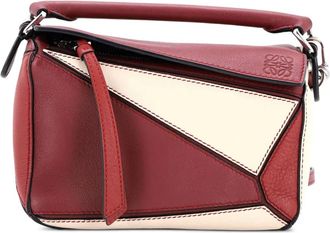 Loewe Puzzle Bag Leather Mini crossbody bag - Rood