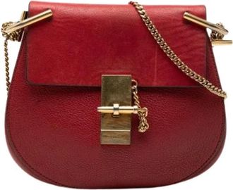 Chlo&eacute; Pre-owned Drew Cross Body Bag - Dames - Vintage Schoudertas - Rood - ONE Size - Leer - Vintage
