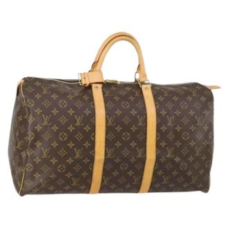 Louis Vuitton Pre-owned Weekend Bags, female, Brown, Size: ONE SIZE Pre-owned Vintage Weekend Bag
