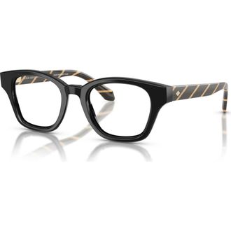 Giorgio Armani 47mm Rectangle optical glasses in Black at Nordstrom