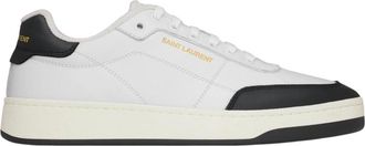 Saint Laurent Sl 61 SN Sneakers - Heren - Sneakers - Wit - 40 EU - Leer - Schoenen